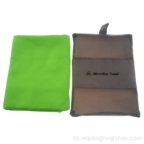Quick Dry Gym Handtuch Mikrofaser-Handtuch mit Schlauch